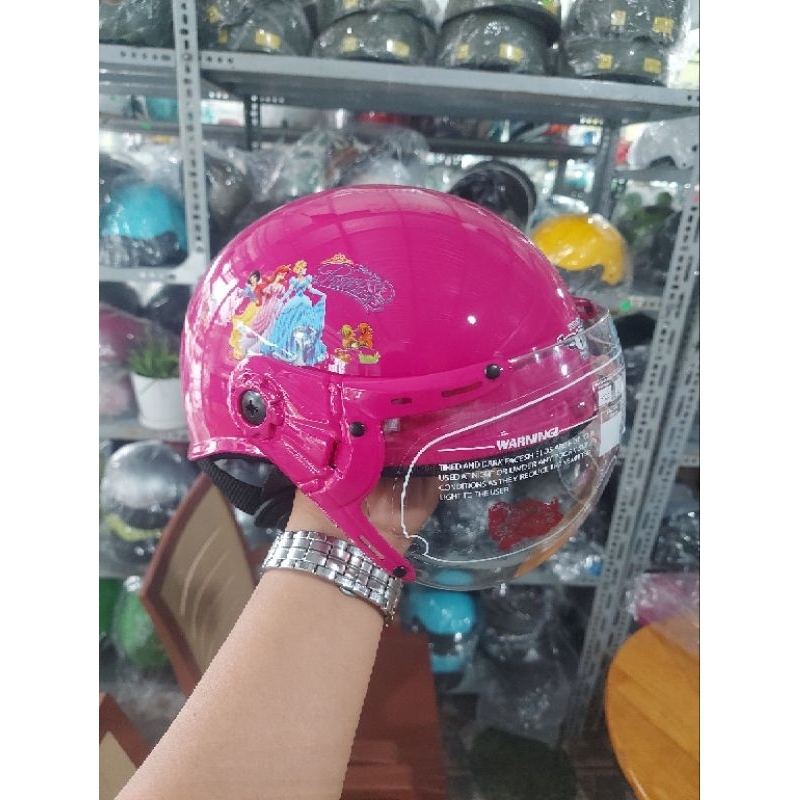 Mũ bảo hiểm kính nữa nữa đầu cho bé bé , chính hãng VS do công ty hoàng đạt sản xuất