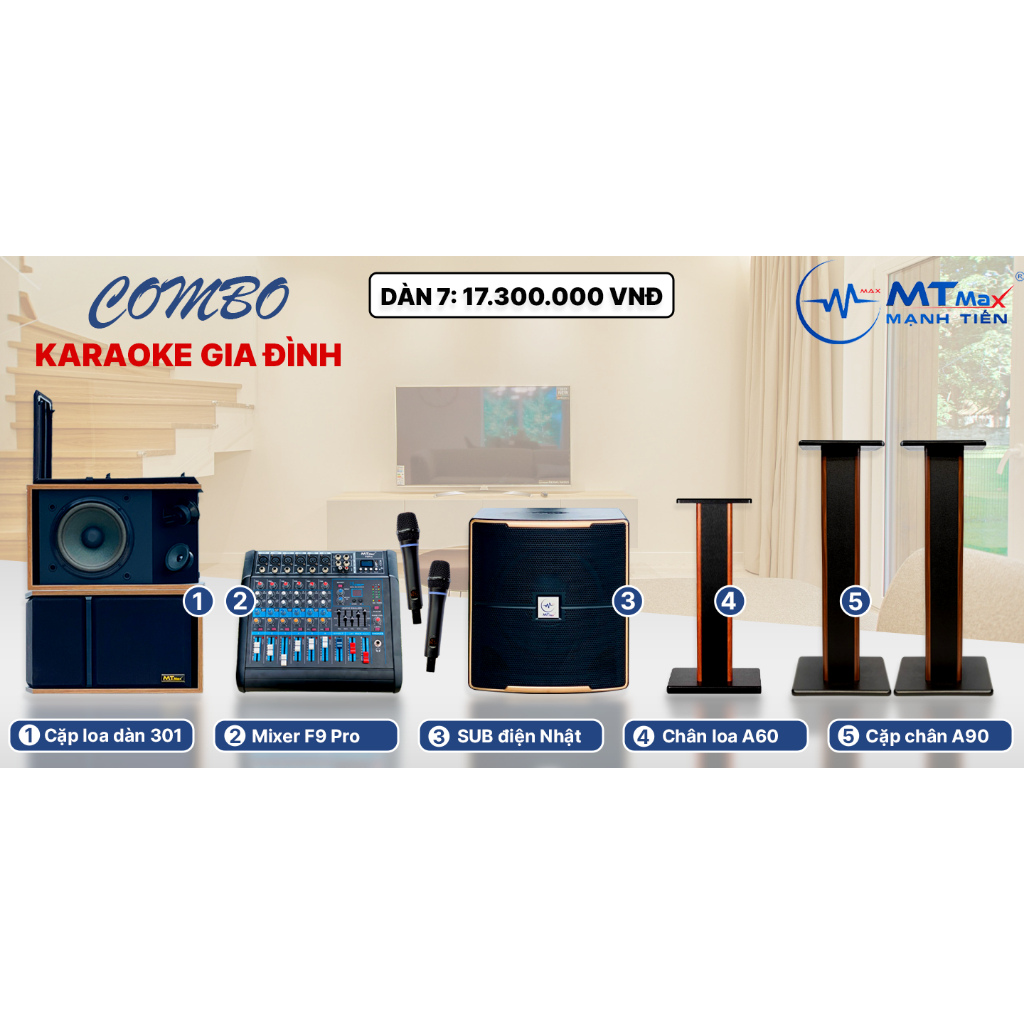 Dàn Karaoke Cao Cấp Gia Đình -   Miễn Phí Lắp Đặt 100Km