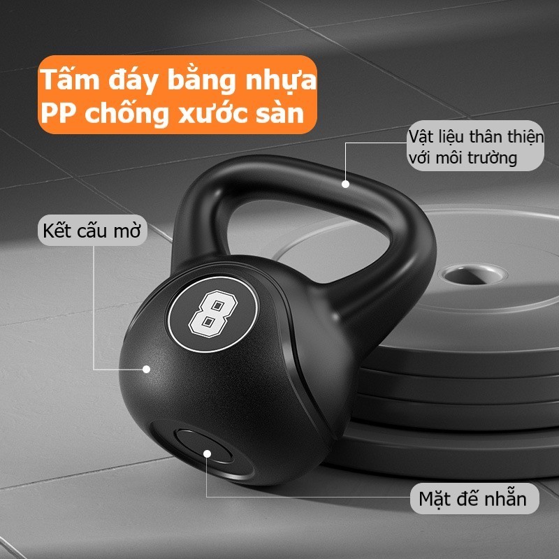 Tạ ấm, tạ chuông tập gym 8kg, 10kg,12kg