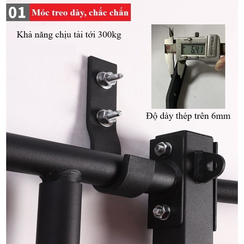 Bộ xà đa năng 8 trong 1 chịu tải lên đến 300kg