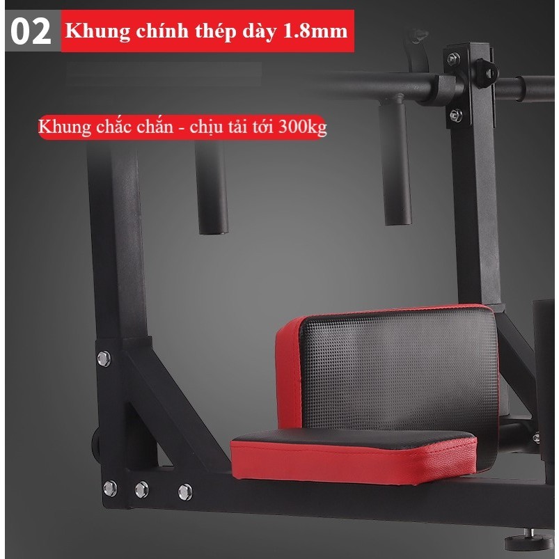 Bộ xà đa năng 8 trong 1 chịu tải lên đến 300kg