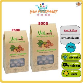 Hạt maca sấy giòn viet’s nuts hộp 250g/500g