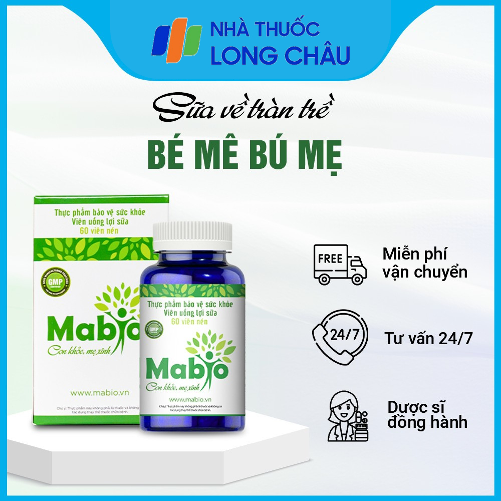  Mabio Lợi Sữa Dành Cho Các Mẹ Sau Sinh Bị Mất Sữa Ít Sữa Hàng Chính Hãng