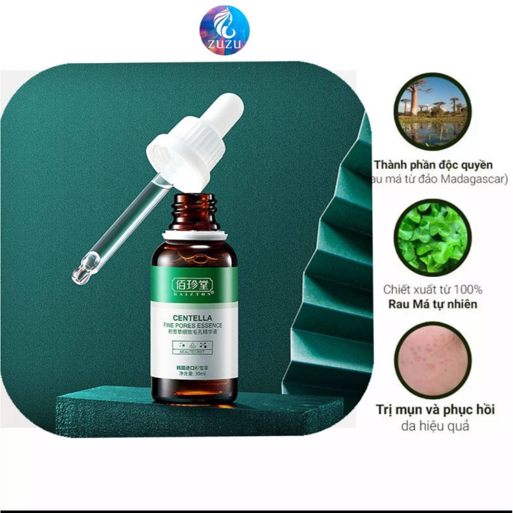 Tinh chất trà xanh ROREC Serum trắng da dưỡng ẩm ngăn ngừa mụn chống lão hoá SAM