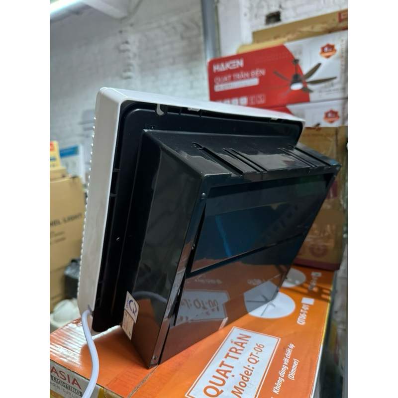 Quạt hút gió Âm Tường Asia, màu trắng, nhiều kích thước, quạt hút mùi wc, nhà tắm, phòng bếp, chính hãng.