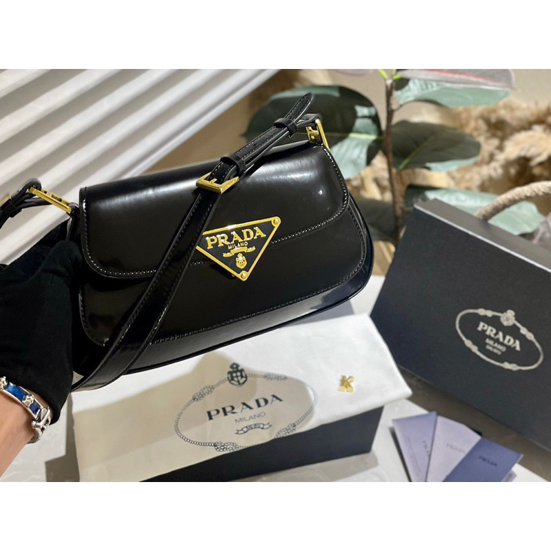 Túi PR@ DA Brushed Leather Shoulder Bag SP Fullbox Seal