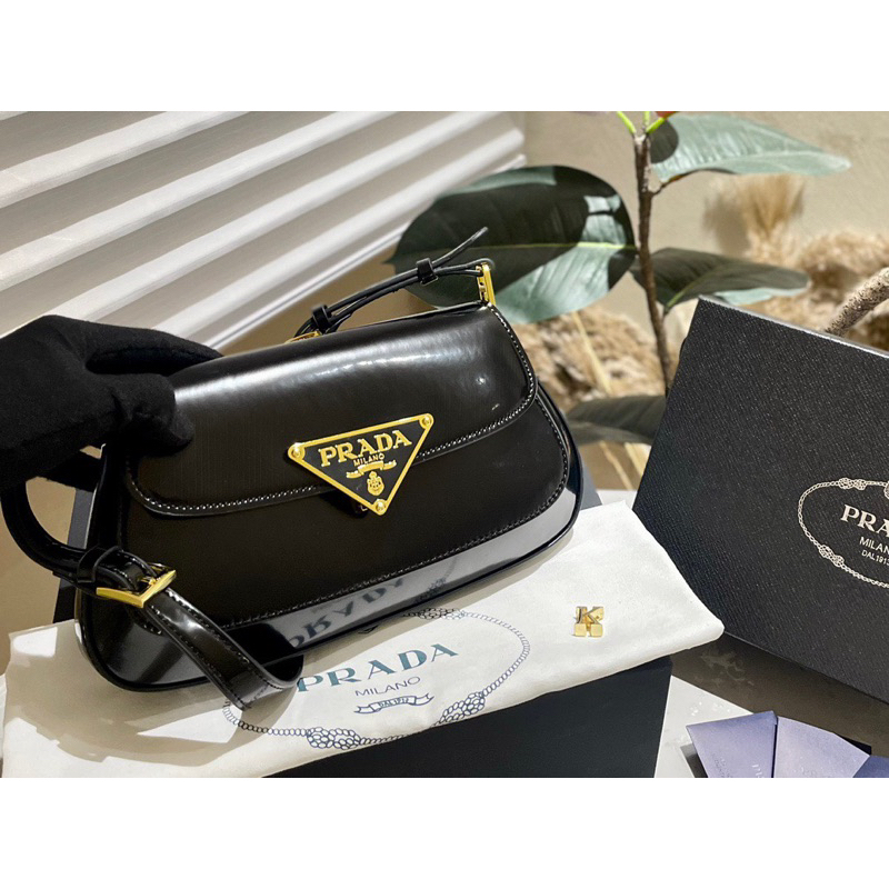 Túi PR@ DA Brushed Leather Shoulder Bag SP Fullbox Seal