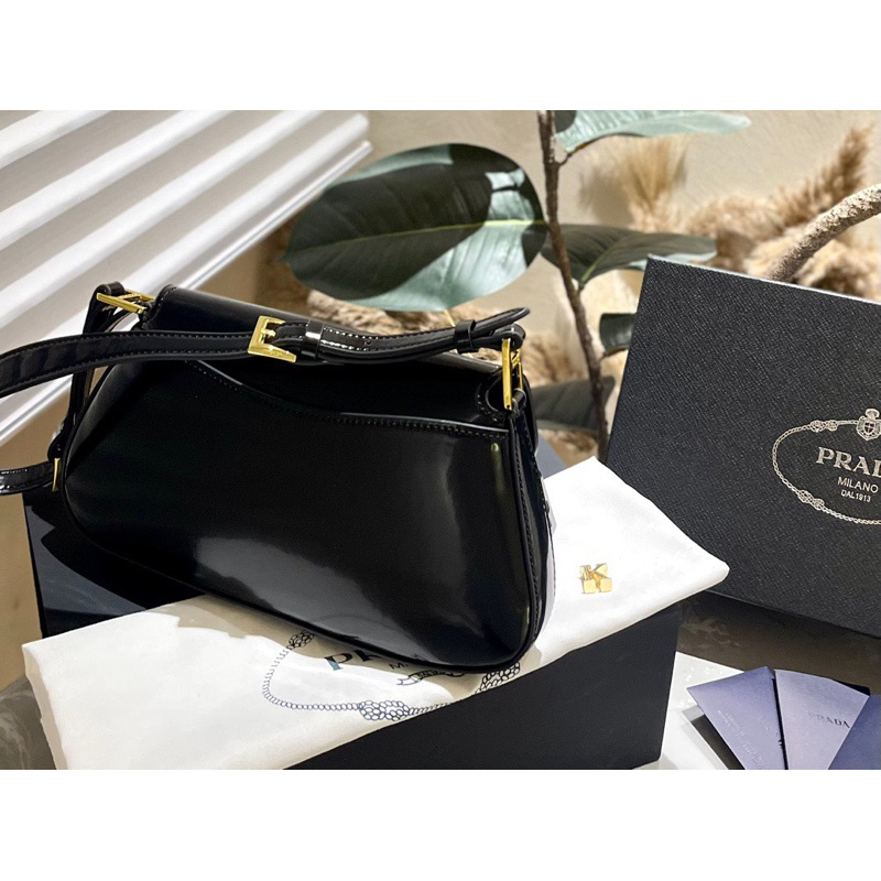 Túi PR@ DA Brushed Leather Shoulder Bag SP Fullbox Seal