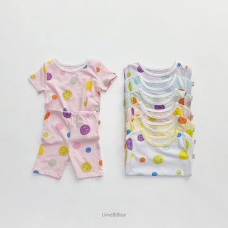 Lime&Blue Bộ đồ Smile Hàn Quốc cho bé