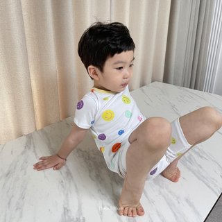 Lime&Blue Bộ đồ Smile Hàn Quốc cho bé