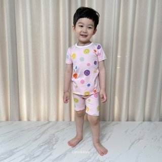 Lime&Blue Bộ đồ Smile Hàn Quốc cho bé
