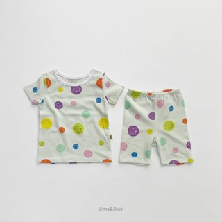 Lime&Blue Bộ đồ Smile Hàn Quốc cho bé