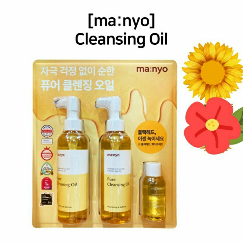 Dầu tẩy trang Thuần chay Vegan Manyo Pure cleansing oil 200ml cruelty free