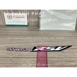 Tem sườn RSX 100 Repsol dưới Trái ( chử Wave RSV ) ( 1 Lá )