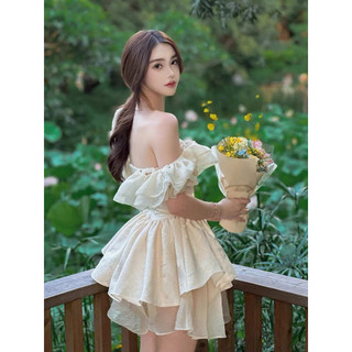 ĐẦM XỐP TAY PHỒNG ĐAN LƯNG