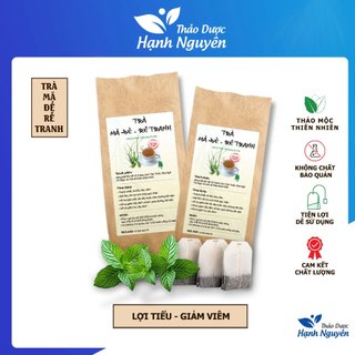 Trà túi lọc bông mã đề rễ cỏ tranh, giảm viêm đường tiết niệu, sỏi thận, bịch 30 túi lọc - Thảo Dược Hạnh Nguyên