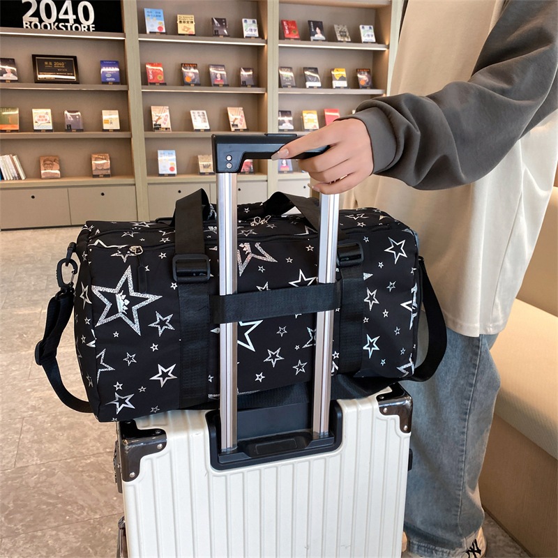 Túi xách thể thao du lịch thời trang nữ túi gym đa năng ngăn đựng giày riêng vải chống nước 8900