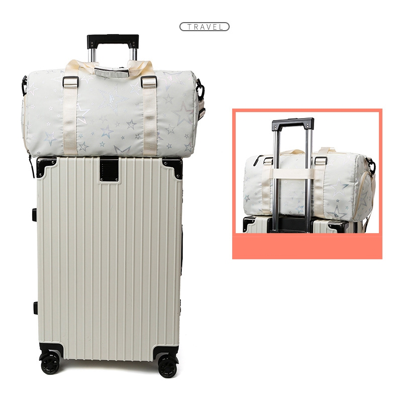 Túi xách thể thao du lịch thời trang nữ túi gym đa năng ngăn đựng giày riêng vải chống nước 8900