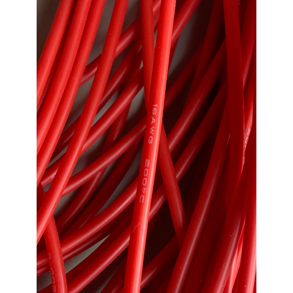 Dây điện AWG 16 Silicone dẻo chịu nhiệt 200°C chống cháy