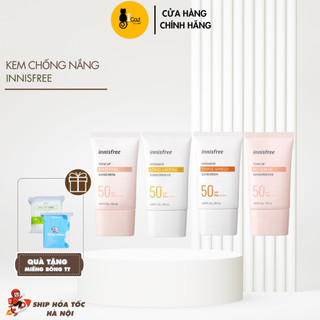 [Triple Care Upgrade] Kem Chống Nắng Chống Trôi, Kcn Điều Chỉnh Tông Da Innisfree Intensive Triple-Shield