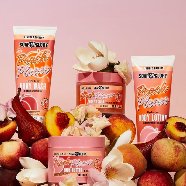 Sữa dưỡng thể Soap & Glory Peach Please Body Lotion limited 250ml