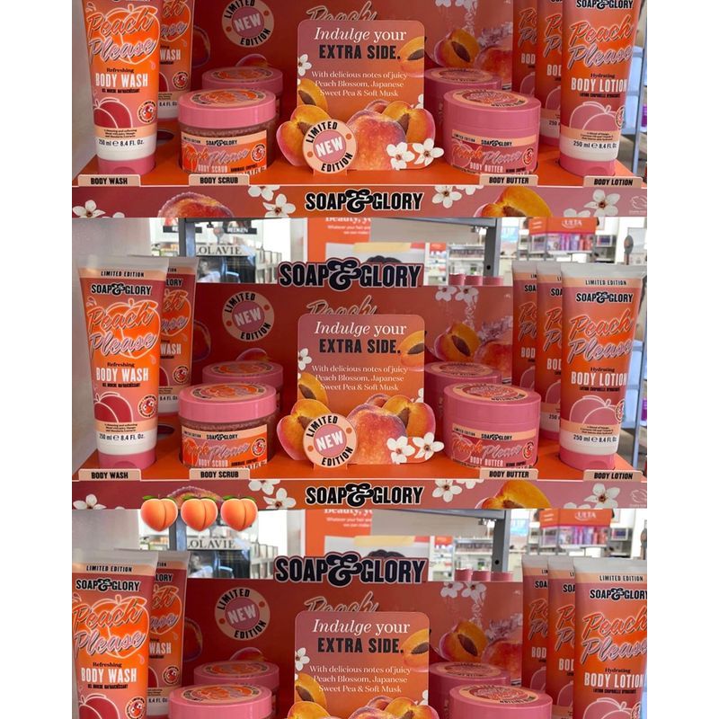 Sữa dưỡng thể Soap & Glory Peach Please Body Lotion limited 250ml