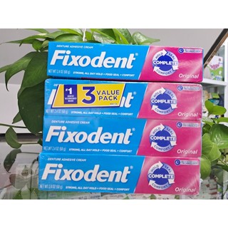 Keo dán hàm răng giả fixodent usa 68g