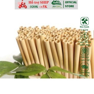 Ống hút tre chiều dài 15cm dùng cho nhà hàng, khách sạn, quà tặng doanh nghiệp sang trọng cao cấp loại 1 / Đà Nẵng