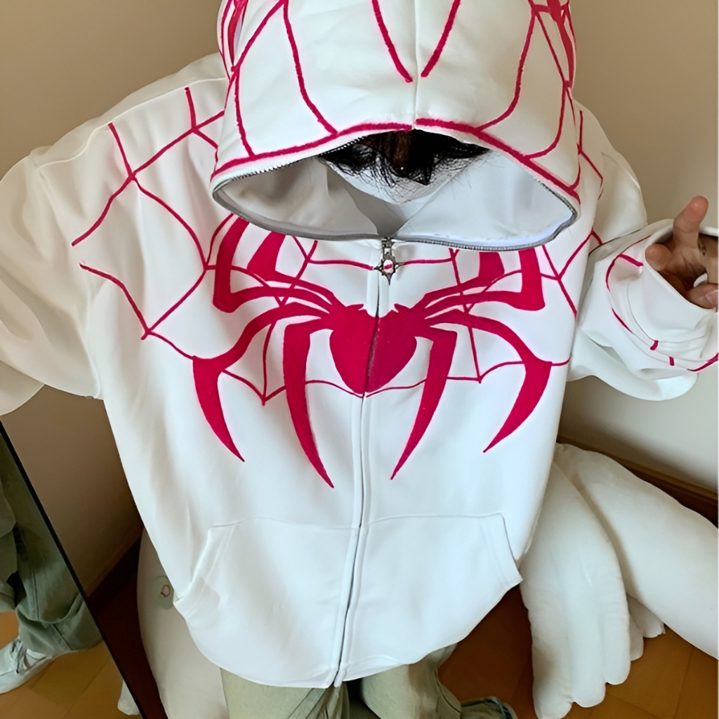 Áo Hoodie Nhện Nam Nữ Bản Thêu -  Áo Nỉ Nam Nữ Chẩt Liệu Dày Dặn 2 Lớp  06