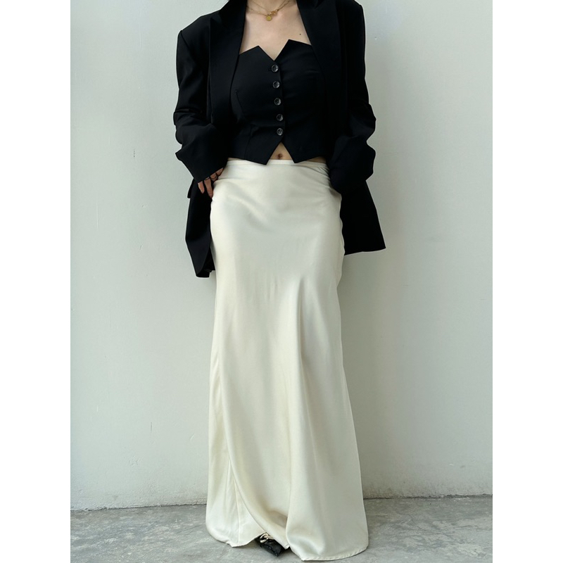 Satin Maxi Skirt