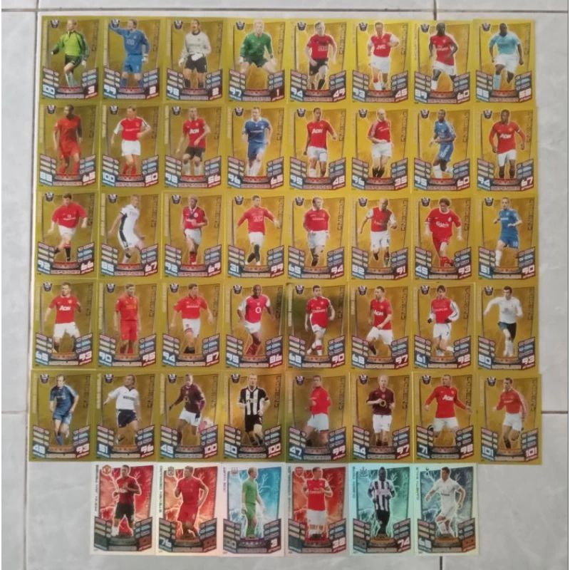 Pack custom thẻ cầu thủ match attax - 3 special card / mỗi pack