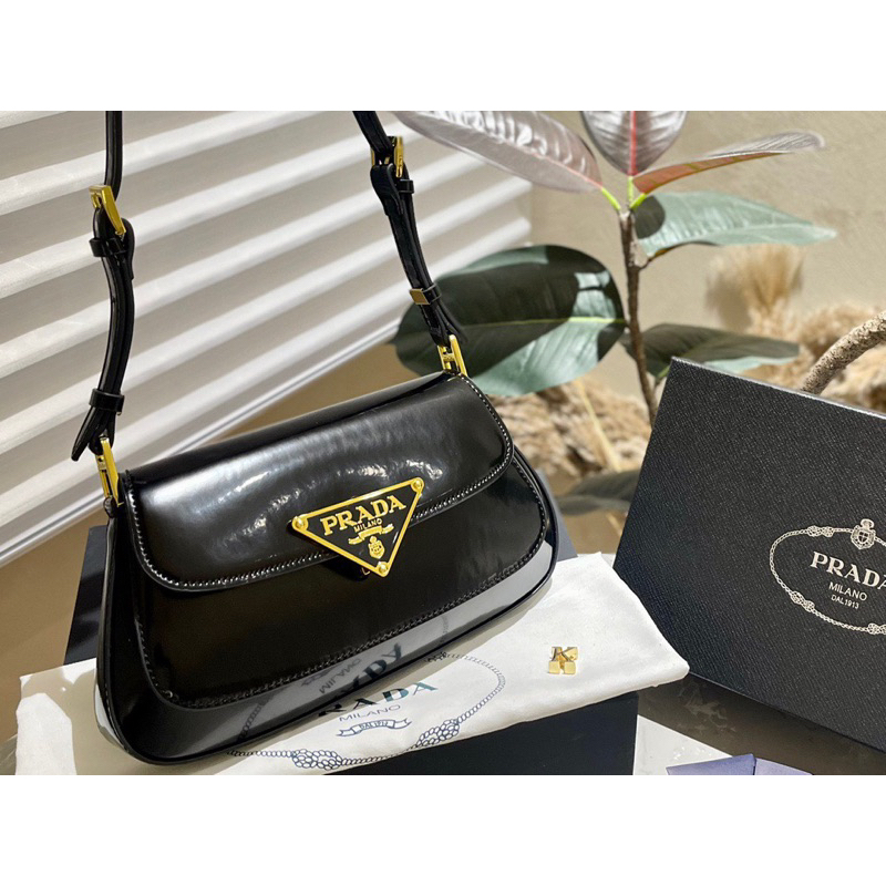 Túi PR@ DA Brushed Leather Shoulder Bag SP Fullbox Seal