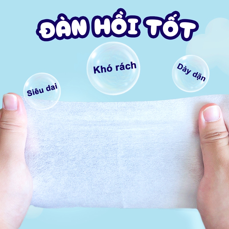 Giấy khô đa năng Likado, Combo 5 khăn vải khô đa năng 300g mềm mịn không mùi an toàn  Baby-S – SKH007
