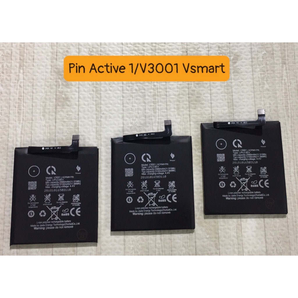 Pin Active 1/V3001 Vsmart mới