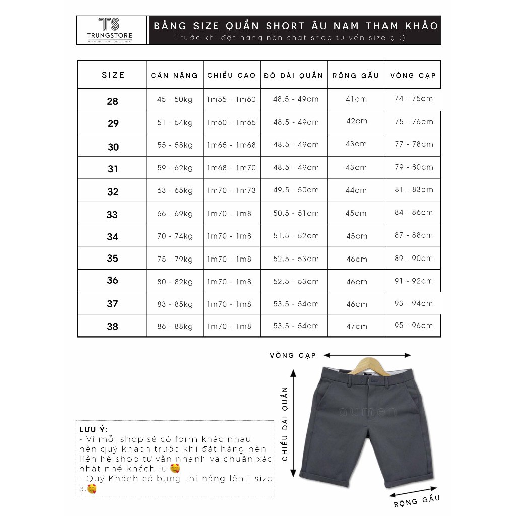 [SALE 45%] - QUẦN SHORT TÂY ÂU NAM HÀNG ĐẸP CO GIÃN NHẸ - KHÔNG NHẮN - KHÔNG XÙ - KHÔNG PHAI MÀU