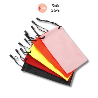 Túi dây rút đựng kính, điện thoại, mỹ phẩm đa năng size 9*18cm nhiều màu