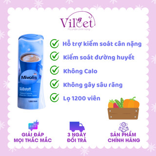   Date 2027 Đường ăn kiêng Mivolis Đức hộp 1200 viên cho người tiểu đường giảm cân - Shop Viloet 