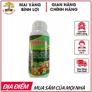 Phân bón lá canxi bo chai 500ml chống rụng hoa, trái non, nứt trái, thối trái