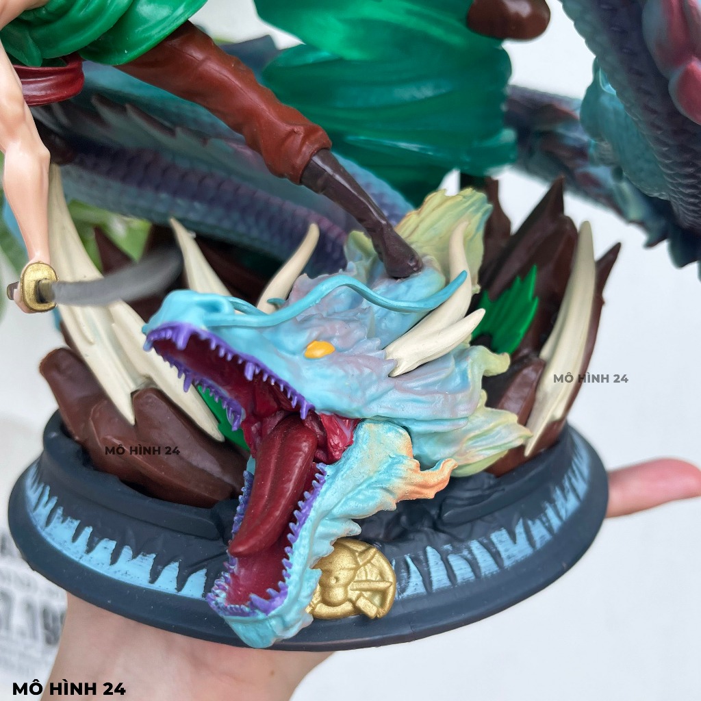Mô hình zoro Rồng Lộn Box Studio figure one piece roronoa zoro tuyệt chiêu ba ngàn thế giới 27cm 2,2kg gia re