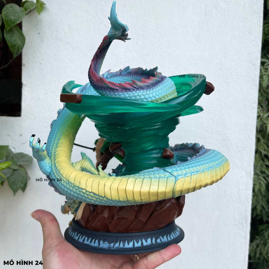 Mô hình zoro Rồng Lộn Box Studio figure one piece roronoa zoro tuyệt chiêu ba ngàn thế giới 27cm 2,2kg gia re