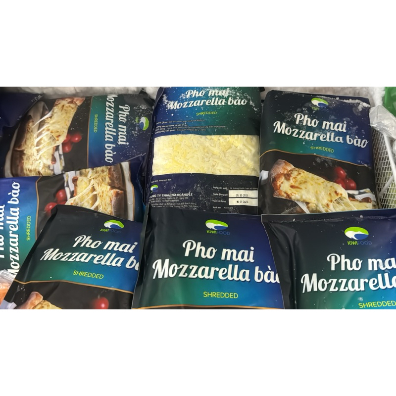 Phomai mozarella bào Shredded