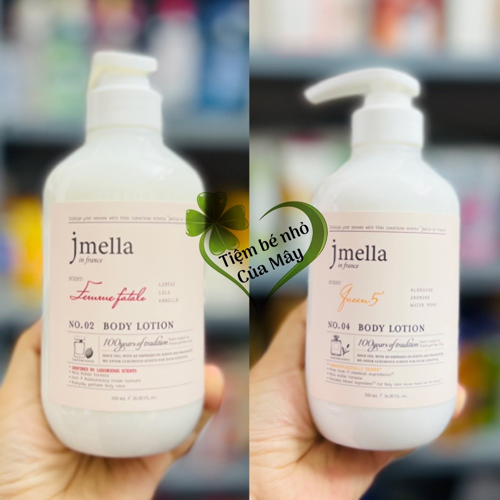 Sữa Dưỡng Thể Jmella Cung Cấp Độ Ẩm Tinh Khiết Và Dưỡng Ẩm Làm Mềm Mịn Làn Da Toàn Thân 500ml
