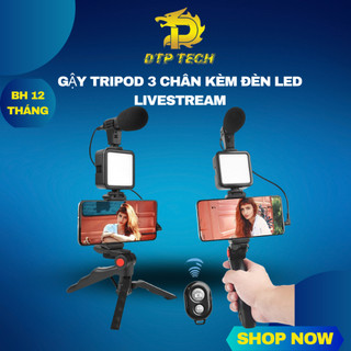 Gậy Tripod chụp ảnh 3 chân AY 49, Giá đỡ điện thoại, quay phim, chụp ảnh, livesream kèm remote