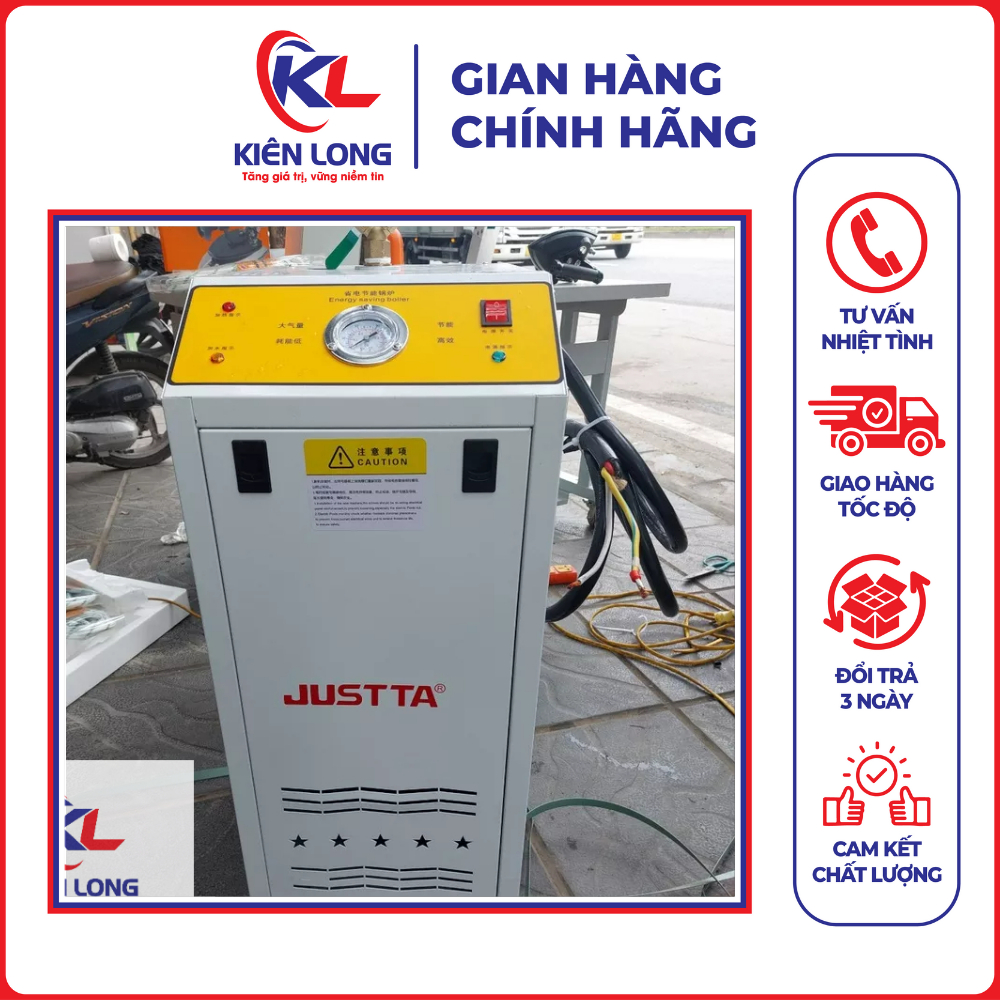 Bộ nồi hơi kèm 2 bàn là JUSTTA 💥 CHÍNH HÃNG 💥 Phụ kiện nghành may