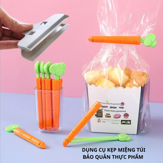 Dụng cụ kẹp miệng túi bảo quản thực phẩm