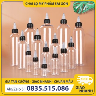 Chai chiết mực xăm, mỹ phẩm, 5ml/10ml/ 20ml/ 30ml/ 50ml/ 60ml/ 80ml/ 100ml, chai nhỏ giọt dễ điều chỉnh - bope16