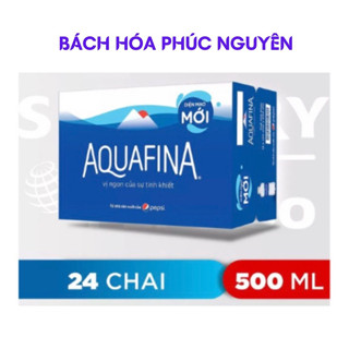 Thùng Nước Suối Aquafina 24 Chai 500ml date mới