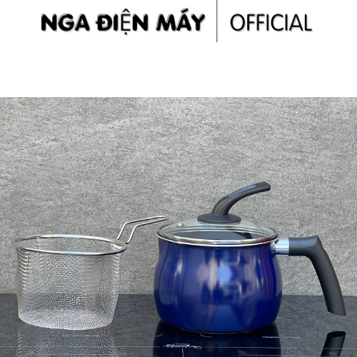 Nồi Chiên Ngập Dầu Kaiyo 15cm, Kèm Giỏ Vớt Inox, Nhiều Màu