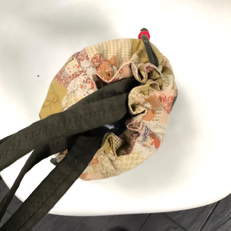 Túi 2hand bucket tú rút si của nhật vintage