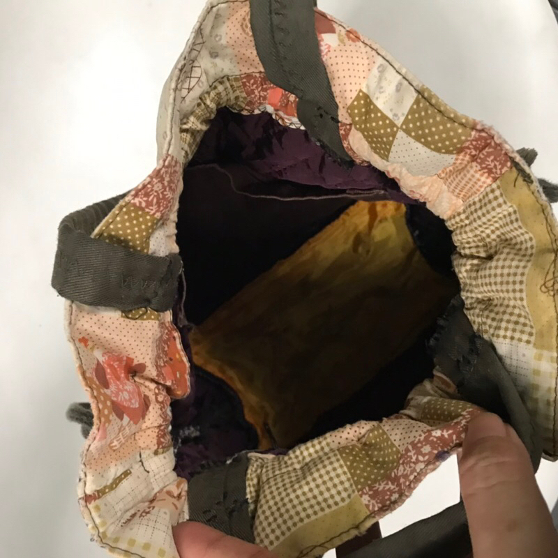 Túi 2hand bucket tú rút si của nhật vintage